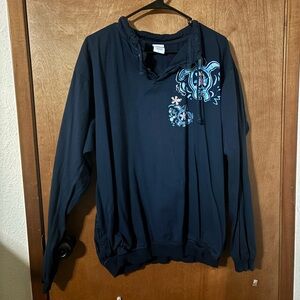 Crazy Shirts Navy Turtle long sleeve top